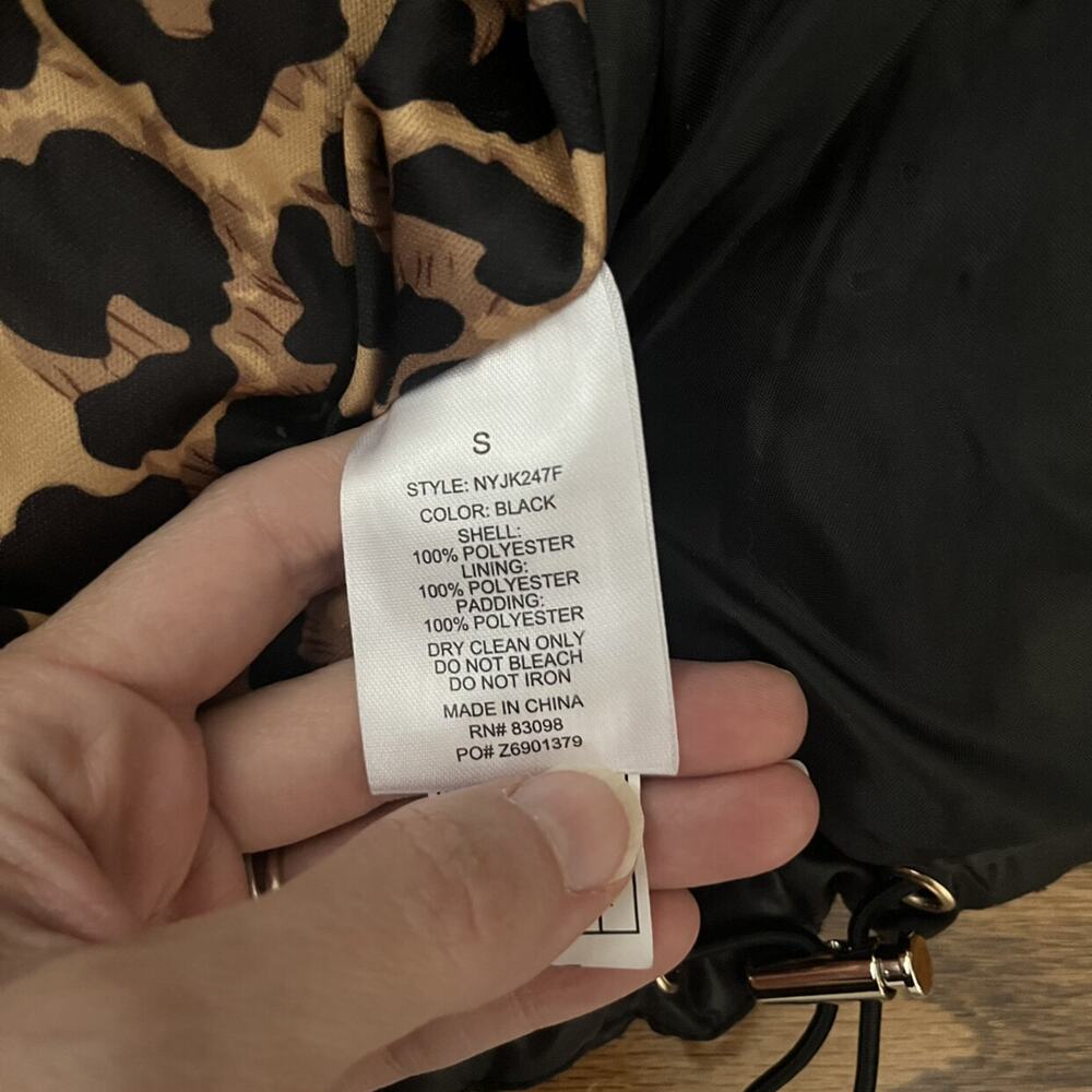 CI Sono (S) Black Hooded Puffer Coat - Picture 8 of 8